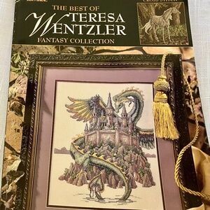 Best of Teresa Wentzler Fantasy Collection Cross Stitch Design Paperback Book